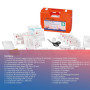 First Aid Only Trousse de premiers secours DIN 13157 avec support mural | Conforme à la norme DIN 13157:2021 | Poignée de transp