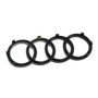 Audi 82A071801 Grille de signe, Ringe Black Edition Emblem Blackline Logo Noir