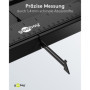 goobay 61668 Lot de 2 jauges de contour avec bloqueur Idéal pour les mesures de contour/de forme précises dans la fabrication/l'