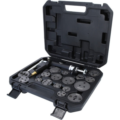 KS TOOLS 150.2000 Jeu d'outils universels pour Etrier de frein avec pistolet pneumatique 18 pièces