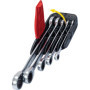KS Tools - 503.5905 - Clés à cliquet - Jeu de 5 clés mixtes sur double support - Cliquet réversible