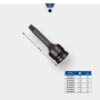 BRILLIANT TOOLS BT022601 Douille porte embout à chocs Torx 1/2" T30 [Powered by KS TOOLS]