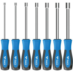 BRILLIANT TOOLS BT031070 Jeu de tournevis à douilles, 7 pcs, 5 - 12 mm [Powered by KS TOOLS]