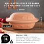 Römertopf 211905 Cocotte "Rustico" 2,5 kg pour 2-4 personnes