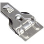 Fackelmann 60140 Grattoir avec 5 Lames Acier Inoxydable Argent 13 x 7,8 x 1,8 cm