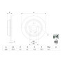 Bosch BD976 Disques de frein - certification ECE-R90-1 jeu de 2 disques