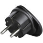 Hama Adaptateur de Voyage pour Brancher des appareils étrangers Noir
