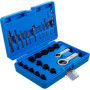 BGS 74581 | Douille à profil spiralé/jeu d'extracteur de vis et de casse-écrous | 26 pcs.