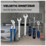 Dönges Lot de 6 barres magnétiques - Porte-outils mural - 46 cm - En acier - Charge maximale : 23 kg - Pour atelier, garage, abr