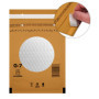 Lot de 100 enveloppes à bulles - Format A4 - Taille G/7 - G7 - Marron (250 mm x 350 mm) - Enveloppes rembourrées et autocollante