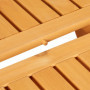 Relaxdays Table Pliante en Bois, pour Salon, Balcon et terrasse, Robuste, Console, HLP : 50 x 50 x 50 cm, Nature