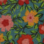 Relaxdays Paillasson Coco, Tapis d’entrée Motif Fleurs, 40x60 cm, antidérapant, résistant, intérieur, extérieur, coloré, 1 unité