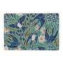 Relaxdays Paillasson Coco, Motif Hirondelles, Tapis de Porte résistant aux intempéries, 40 x 60 cm, Multicolore