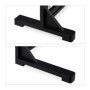 Relaxdays Barrière de sécurité, Extensible, escaliers et Portes, HxL : env. 56x70-115 cm, pour Enfants & Chiens, Noire