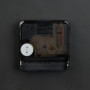 Relaxdays Horloge Murale, Design rétro, décoration, analogique, Fonctionne avec 2 Piles, HLP : 33 x 34 x 10 cm, Noire