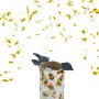 Relaxdays Canons à confettis 12x,6-8 m de Hauteur d'effet, Nouvel an, Anniversaire, Mariage, 40 cm, en Papier, Or