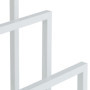 Relaxdays Porte-Serviettes, 3 Barres, Acier, H x L x P : 82,5 x 46 x 21 cm, Support sèche-draps de Bain à Poser, Blanc