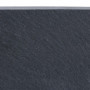 Relaxdays Plat de service, lot 6, pour servir votre fromage et desserts, à personnaliser, 30x10 cm, anthracite