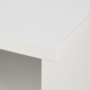 Relaxdays Support pour Moniteur, Rangement supplémentaire, Design Moderne, pour Le Bureau, HLP 14,5x54x25,5 cm, Blanc