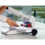 Schneider B 2200 Perforatrice en métal et plastique 200 feuilles 20 mm (Gris clair)