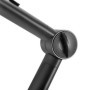 LogiLink AA0127 Bras de Microphone Professionnel avec Bras en Ciseaux Pliable pour Streaming, podcasts, Diffusion, etc., Rotatif
