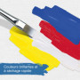 Artina Peinture Acrylique de qualité - Lot de 6 Tubes de 500ml - Idéal pour Les Amateurs et Les Peintres Professionnels