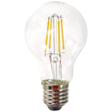 BELLALUX Lampe à LED, culot E27, blanc froid (4000K), filament clair, forme ampoule, en remplacement d'une ampoule classique de 