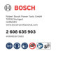 Bosch 2x Fer pour rabot PRO (pour Panneaux plastifiés, Bois dur, 82 x 5,5 x 1,1 mm, Professional Accessoire Rabot, Rabot sans fi