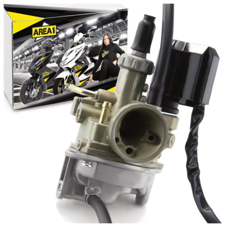 Carburateur de rechange Area1 compatible avec les moteurs 50 cm3 2 temps (SF10). Agility 50, Dink, Grand Dink, G-Dink, Like, Peo