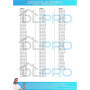 DL-pro Filtre à charbon actif 48 x 44 mm pour Liebherr 9096989 9882429 9882460 Fresh Air Filtre à charbon de rechange pour réfri