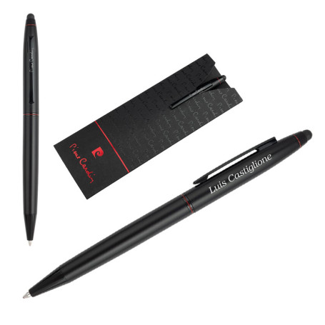 Pierre Cardin® Vendome Stylo à bille avec gravure | Étui à stylo de qualité supérieure | mine bleue | élégant | cadeau personnal