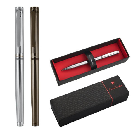 Pierre Cardin® RENEE Stylo roller avec gravure | Étui de qualité supérieure | Mine bleue | Cadeau personnalisé | Nom | Anniversa