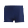 adidas Homme Classic 3-Stripes Swim Boxers, Team Navy Blue 2 / White, 9-10 Years