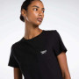T-shirt à manches courtes femme Reebok Identity Small Logo Noir (XS)