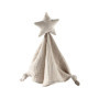 Sterntaler Doudou étoile pour bébé avec Visage brodé, Doudou en Mousseline avec détails noués, consolateur pour garçons et Fille