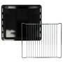 vhbw 2x 1x plaque de four, 1x grille (kit de 2 pièces) compatible avec Progress PBN1110X, 9497129****, 9497221****, PBK3360X fou