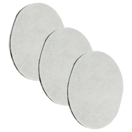 vhbw 3x Filtre à graisses remplacement pour SEB 1500984689, SS-984689 pour friteuse