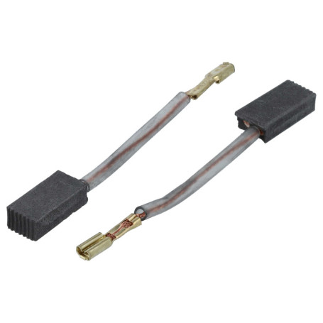 vhbw 2x balais charbon 5 x 8 x 16 mm compatible avec Bosch GWS 9-125 meuleuse d'angle