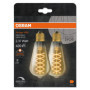 OSRAM lampada LED Vintage 1906 Edison,4.8W, 420lm,colore della luce bianco caldo,dim,CRI 80,E27,luce istantanea al 100%,idéal po