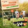 KIDSWARE® Jeu de golf d'échelle [extérieur et intérieur] – Jeu d'échelle en bois de qualité supérieure pour adultes et enfants à