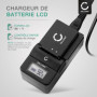 CELLONIC Chargeur DMW-BLE9 DMW-BLG10 BP-DC15 pour Appareil Photo, Alimentation Batterie DE-A98A DE-A99B, Câble Charge Rapide, Ad
