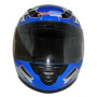 protectWEAR - Enfants Casque de moto bleue SA03 - XXS