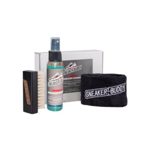 Sneaker Buddy - Kit de nettoyage pour chaussures - Entretien pour tous les matériaux - Nettoie les chaussures de golf blanches a