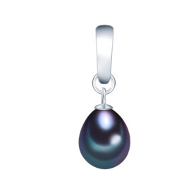 Valero Pearls Pendentif pour Femme en 925/- Argent sterling Perle de culture d'eau douce env. 8,0-9,0 mm