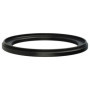 vhbw Bague d'adaptation de Filtre Step-Down de 77 mm vers 62 mm pour Objectif d'appareil Photo - Réducteur, métal, Noir