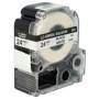 vhbw Ruban compatible avec Epson LabelWorks LW-1000P, LW-600P imprimante d'étiquettes 8m x 24mm Noir sur Blanc - Remplacement po