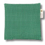 Franzis Nähstube I Oreiller en épeautre I 20x20cm I à carreaux vert I 100% coton I Oreillers en céréales I Soulagement de la dou