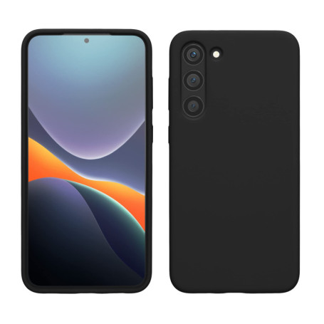 kwmobile Housse Compatible avec Samsung Galaxy S23 Plus Coque - Housse de téléphone Protection Souple en TPU Silicone - Noir Mat