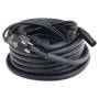 Pronomic Stage EUIECX-10 Câble Hybride Fiche Schuko vers Connecteur IEC, XLR/XLR 10m (idéal pour le câblage d’enceintes actives,
