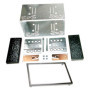 CARAV 14–003 Cadre de montage d’autoradio universel 2 DIN 180 x 103 mm
